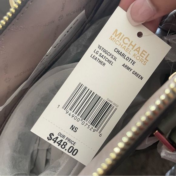 NWT Michael Kors Charlotte Large Satchel - Picture 4 of 8